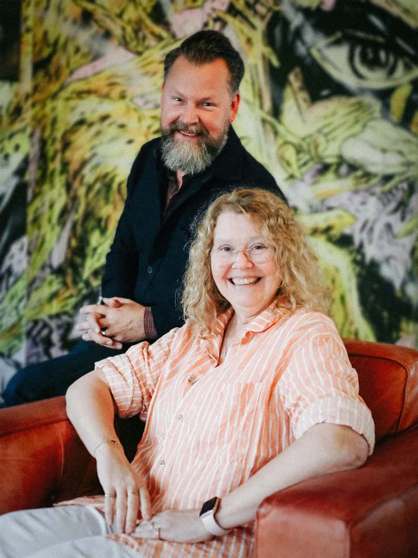 Johan Rask och Anneli Tisell