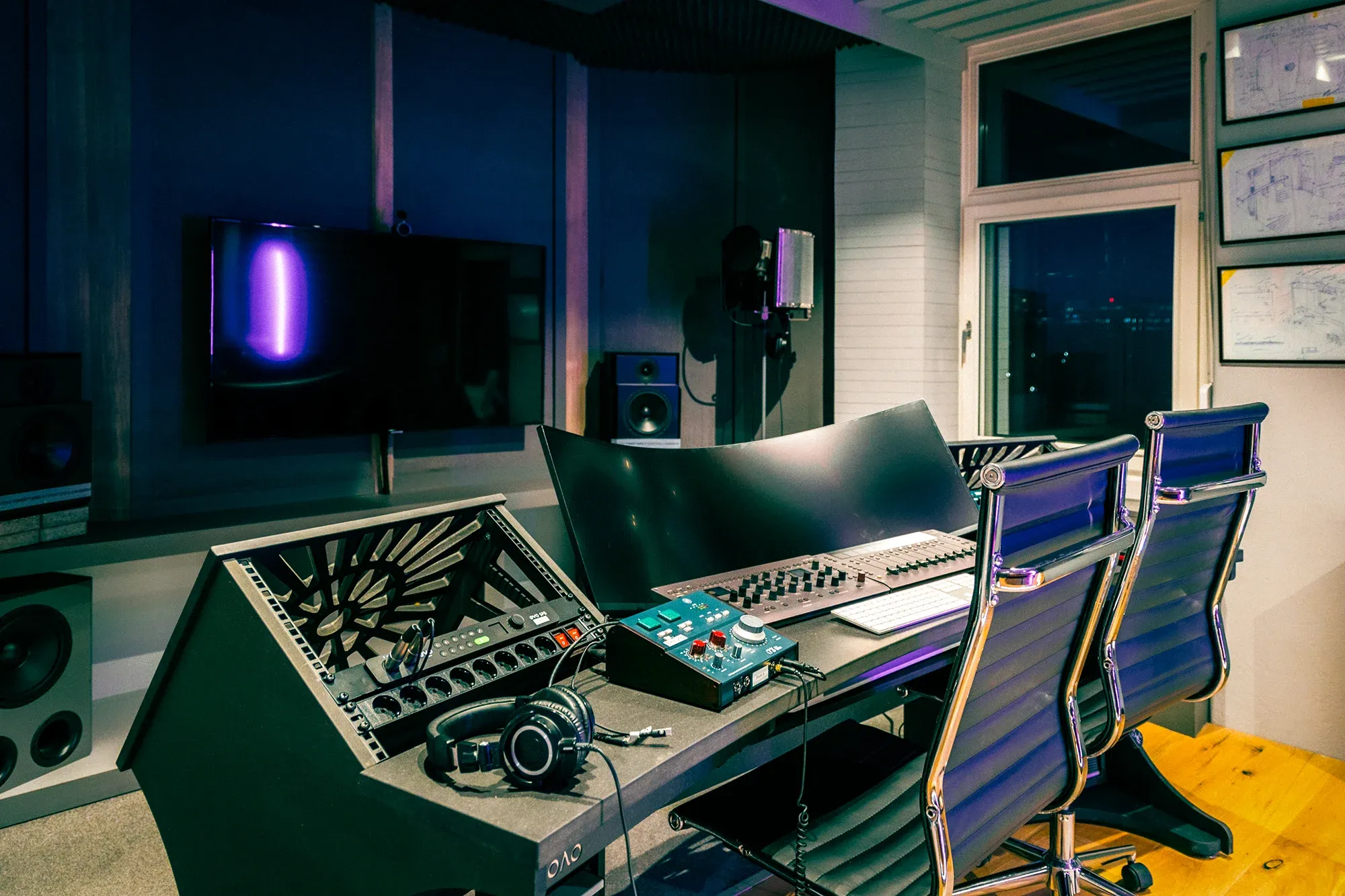 En musikstudio