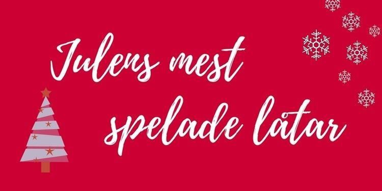 Julens mest spelade låtar