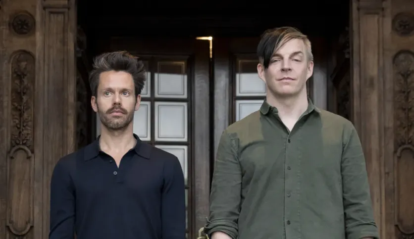 En bild på Alexander Ekman och Mikael Karlsson