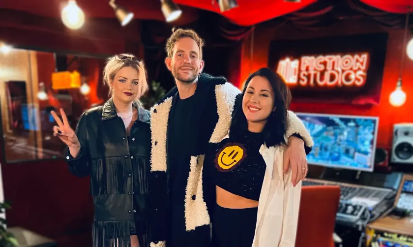 Maria Smith, Victor Thell och Molly Sandén